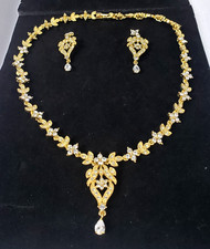 Luxus Damen Schmuck Set Kette