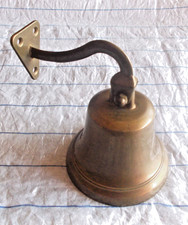 Alte messing tischglocke - tischglocke,