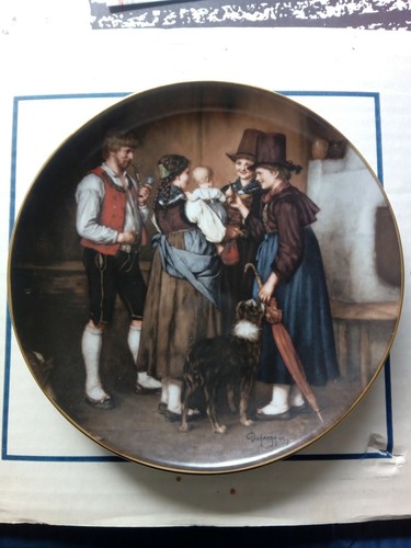 Porzellan wandteller franz - porzellan,