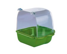 Nobby Badehaus Vögel Vogelbadewanne Gefiederpflege Badehäuschen farbig sortiert