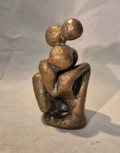 Abstrakte skulptur bronze - bronze,