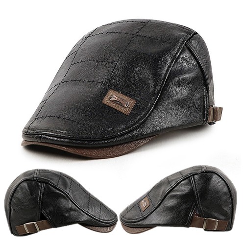 Herren schiebermütze flatcap - schiebermütze,