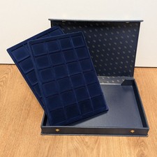 Leuchtturm Münzkassette Blau