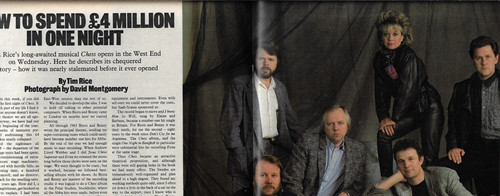 Magazine chess tim rice abba - magazine,