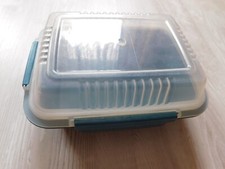 Brotdose mit Fächern Lunchbox auslaufsichere Box Vesperbox Frühstücksdose Dose