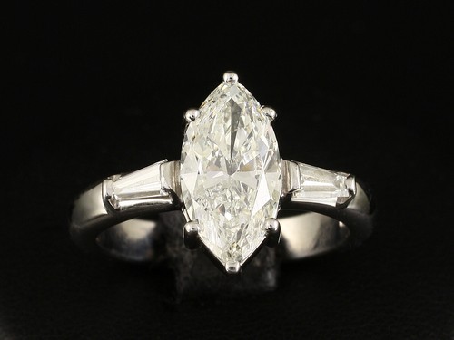 Solitär marquise diamant - solitär,