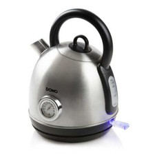 Wasserkocher 1,7 Liter 2200W Teekocher Edelstahl Design Retro Kocher Tee