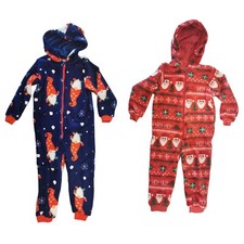 Kinder Plüsch Overall Winter