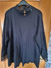 Spitzenshirt Schwarz 56 58