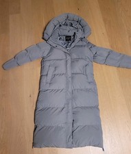 Apart Damen Wintermantel, lang, Warmgefüttert  grau Gr. 38 NEUWERTIG