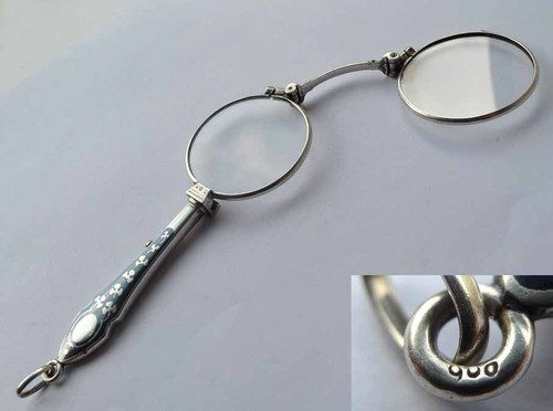 Jugendstil lorgnette niello - lorgnette,,