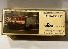 RAR / WSM Feuerwehr/ Brandweer TLF Unimog U1500 Resin Bausatz 1:87