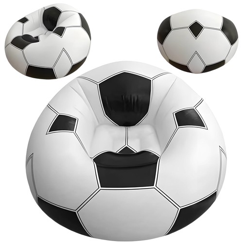 Aufblasbarer fußball - aufblasbarer,