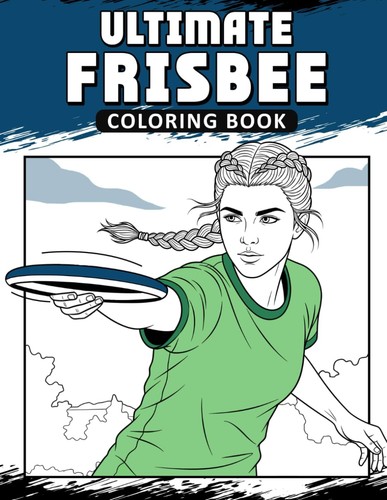 Ultimate frisbee coloring - ultimate,
