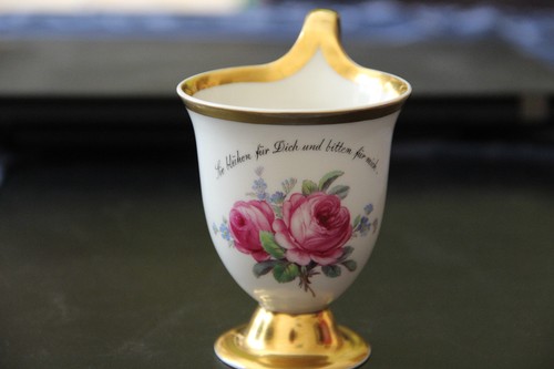 Kpm kaffeebecher blumendekor - kpm, kaffeebecher,