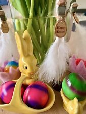 Goebel Ostern ? Hase ? mit Korb &Eierbecher Küken alt gestempelt