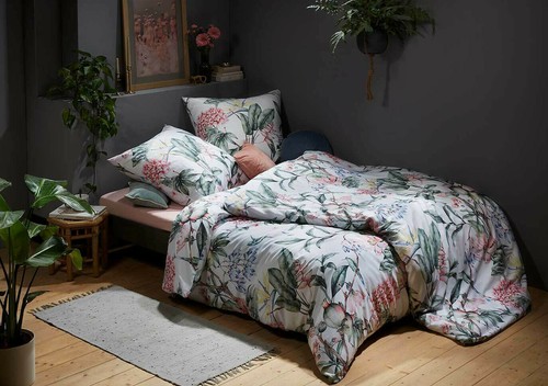 Mako satin bettwäsche pastell - satin,