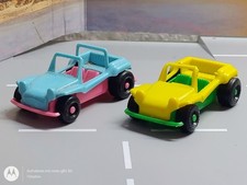 2x GCCG Dune Buggy in gelb-grün + türkis-pink, Maßstab ca. 1:50 Kunststoffmodell
