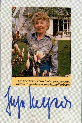 Original autogramm inge - original,