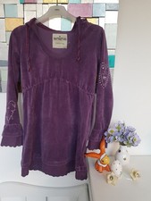 CHILLNORWAY (Skandinavien) Samt-Tunika / Kleid Minikleid Gr. S 80% Cotton AR46