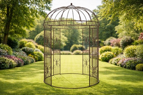 Pavillon metall rund - pavillon,
