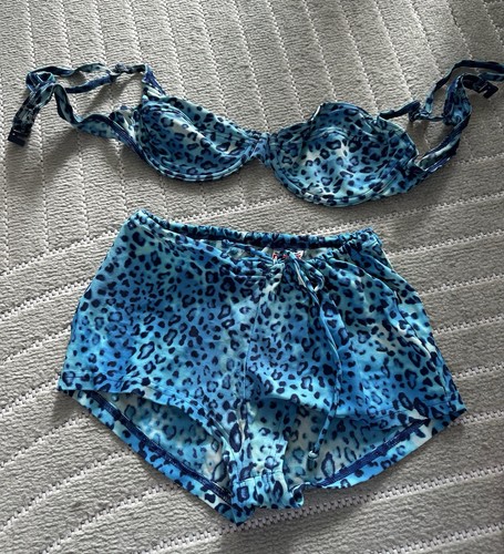 Bikini blau animal - h&m,