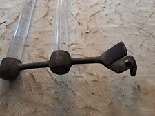 Handtuchhalter 2 Glasstangen Waschtisch um 1930