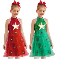 Mädchen Weihnachtskleid