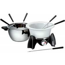 Unold Fondue Set edelstahl/schwarz für 6 Personen