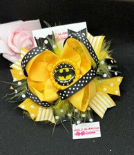 Batman Band Schleife Stirnband Haarband Haarband Kostüm Kleid Bobbles Sommer