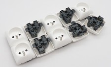 10x Legrand 86127 Steckdose Aufputz 2P+E Prise 2P+T Französischer Std. 16A 250V