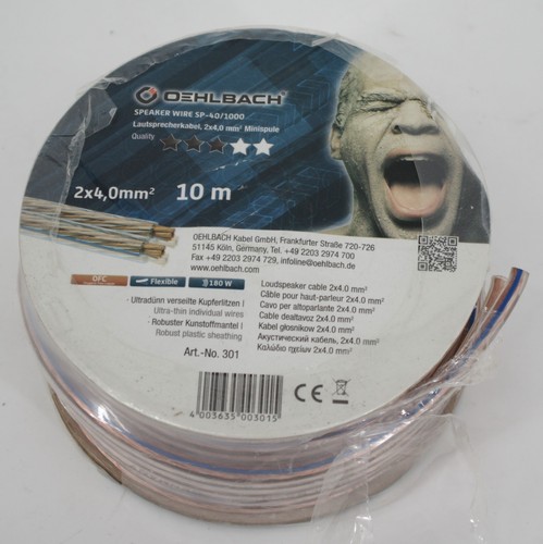 Oehlbach speaker wire - oehlbach,
