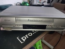 Funai 6 Head Stereo Hi-Fi, Silber VHS-Videorecorder