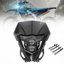 LED Scheinwerfer Schwarze Maske Für Yamaha WR MX XT TTR 250 400 426 450 Fahrrad