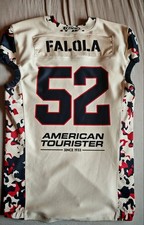Rhein fire game worn - fire, jersey