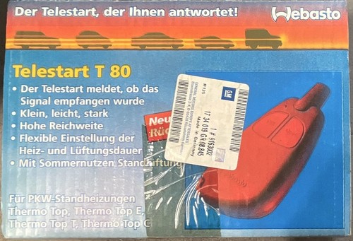 Webasto telestart t80 - webasto,