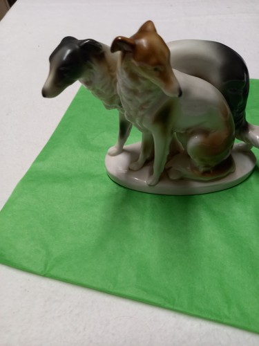 Hundepaar barsois porzellan - hundepaar, "barsois",