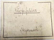 Tetraedrit massiv Steiermark Österreich   historisches Stück Bergdirektor Fröbe