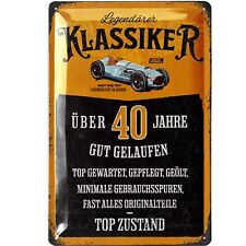 Blechschild Schild 40, 50, 60