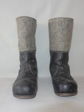 DDR NVA LEDER STIEFEL*FILZ STIEFEL*ORIGINAL SCHMÖLLNER 1983 * Gr. 27,5 = ca 41.