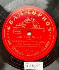 78rpm W. SCHNEIDER Gute Nacht Mutter WWK 2 1939 Grammofon Schindlers List 5U0014
