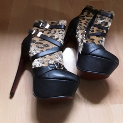 Sexy plateau stiefeletten - plateau,