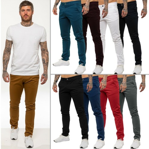 Enzo herren chino hose slim - enzo,