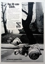 Sachs 50 ccm Mofa Motor, originale Werbung 1971 ( z.B. verbaut in Hercules M 1 )