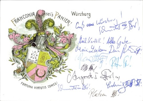 Studentika würzburg corps - würzburg,,