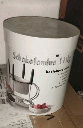 Schokofondue fondue set mit - fondue-set,