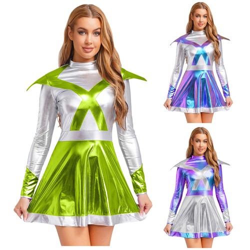 Damen kostüm disco kleid - damen,