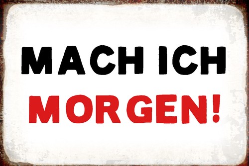 Blechschild cm mach - blechschild,, 30