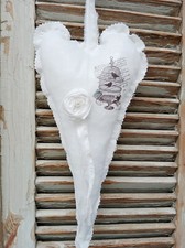 Deko Herz  STOFFHERZ  * Shabby