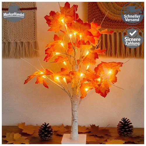 Herbstdeko ahornblatt baum - herbstdeko,